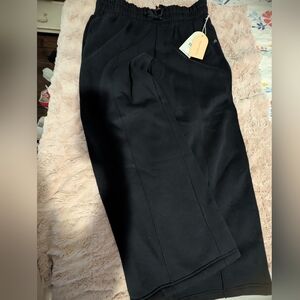 BLOGILATES Women's Black Wide Leg Pants